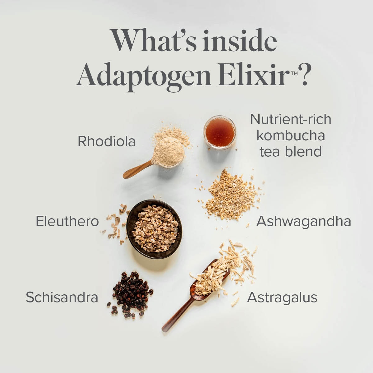 Adaptogen Elixir — Feel the benefits with Rhodiola and Ashwagandha