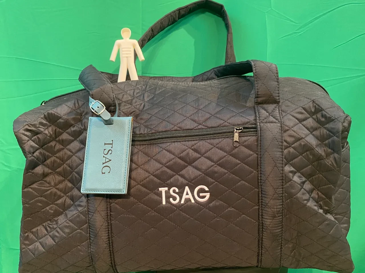 TSAG protective bag closed and ready for deployment